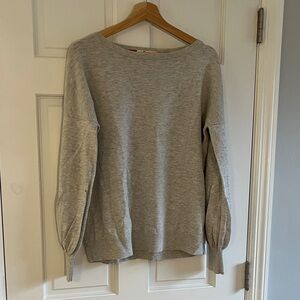 Boden Light Gray Women's Crew Neck Sweater